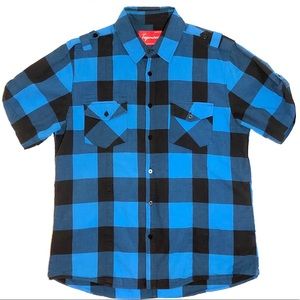 Casual Short-Sleeve Button Down